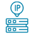 Icon adresse IP accès internet ADSL / VDSL