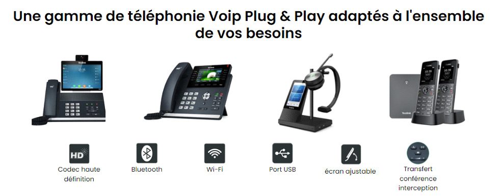 Téléphonie voix sur ip ou VOIP