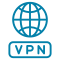 Icon Jusqu'à 64 VPN IPSEC​